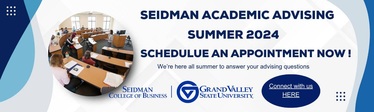Seidman Academic Advising Summer 2024 Schedule and appointment now! We're here all summer to answer your advising questions  Connect with us here